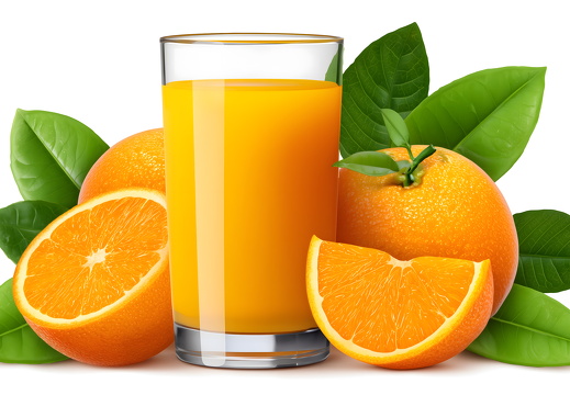 Orange juice glass fresh citrus vitamin drink