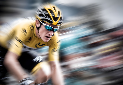Gelbes Trikot bei der Tour de France
